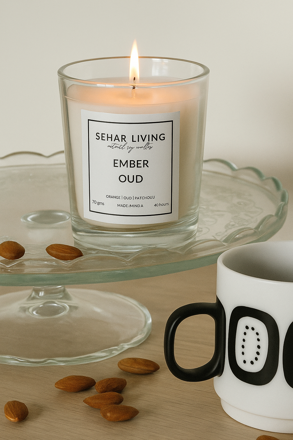 Zest Noir Scented Soy Wax Candle