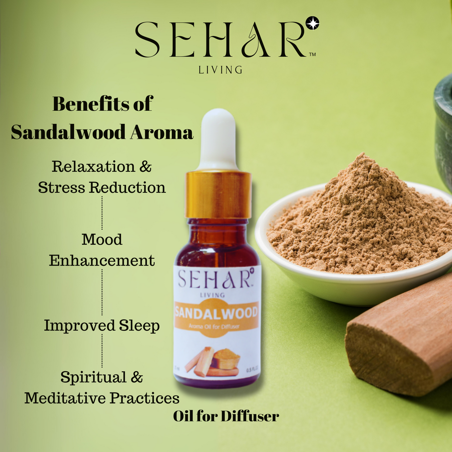 Aroma Diffuser Oil (Sandalwood)