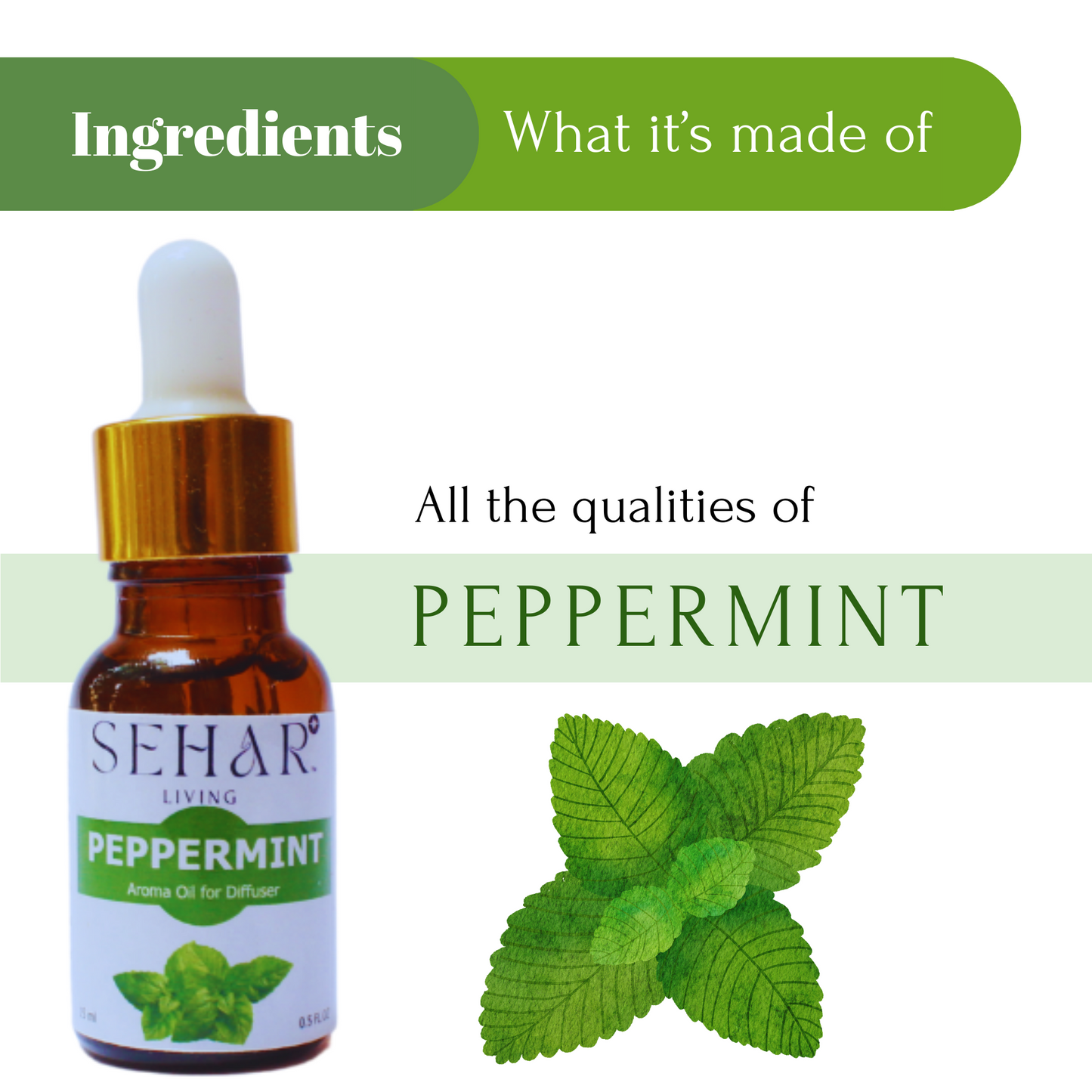 Aroma Diffuser Oil (Peppermint)