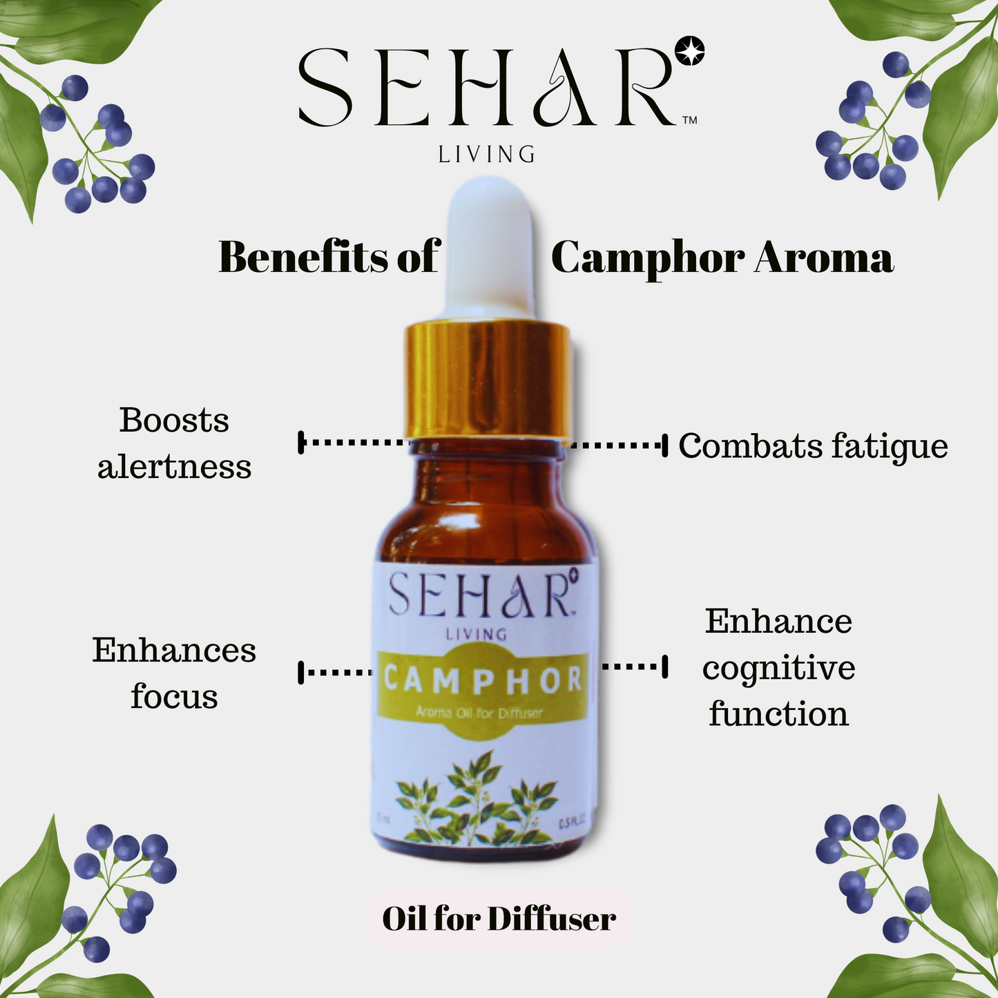 Aroma Diffuser Oil (Camphor)